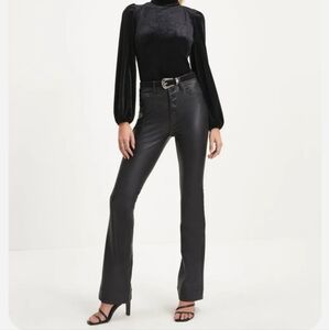 Vici on another level velvet tie back blouse